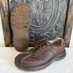 Dr. Doc Martens Brown Leather Oxford Lace Up Shoes Womens 9 Mens 8 11199 Vintage